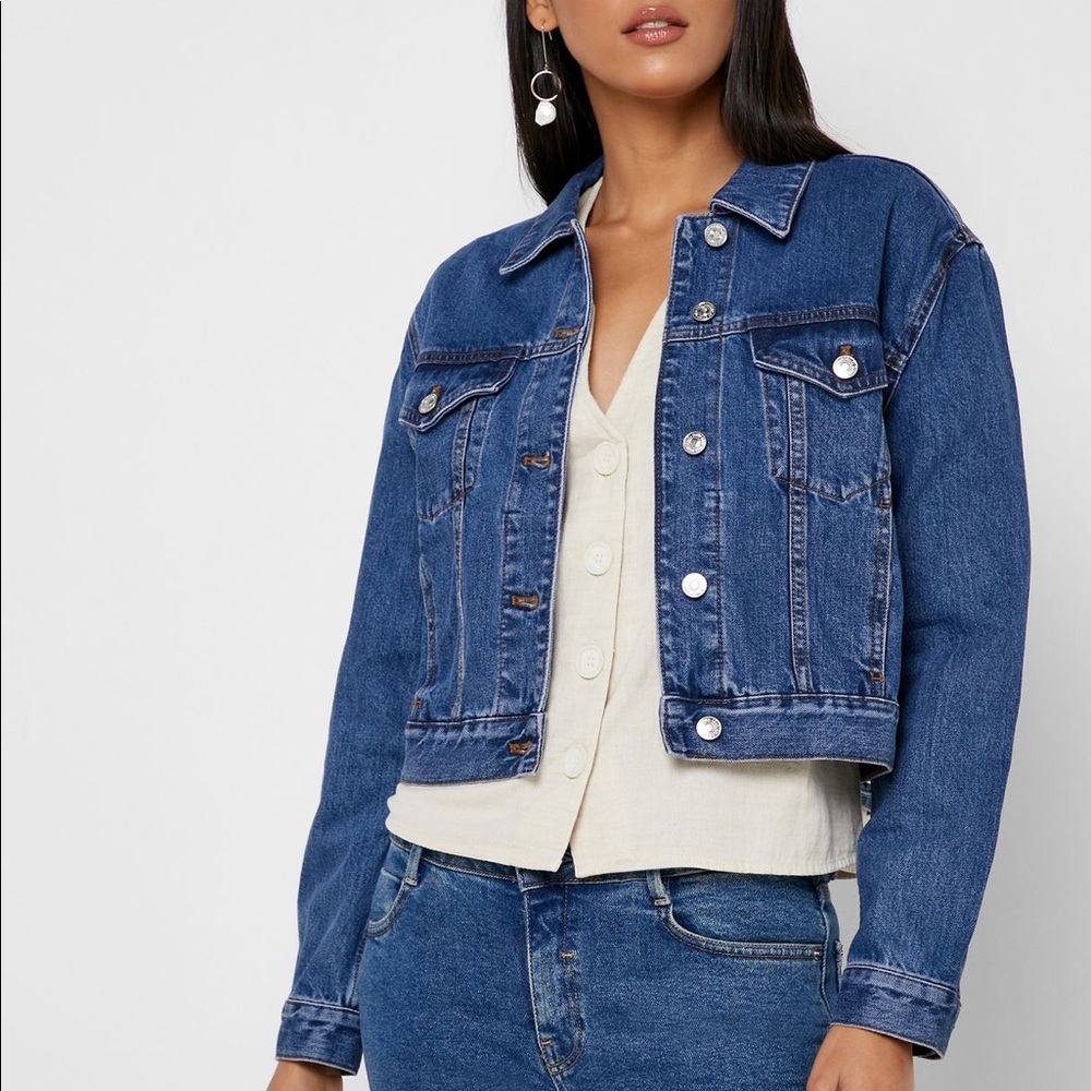 Cropped Denim Jacket